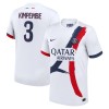 Maillot de Supporter Paris Saint-Germain Presnel Kimpembe 3 Extérieur 2024-25 Pour Homme